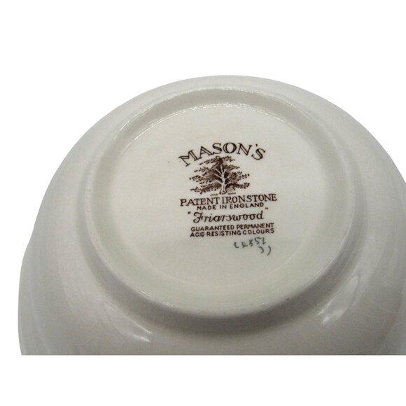 MASONS FRIARSWOOD Floral Serving Bowl Dish Embossed Serving Dish 9.2" - Picture 8 of 8